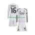 Kit Enfant Maillot Domicile Real Madrid Endrick 16 2025-2026 à Manches Longues
