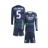 Kit Enfant Maillot Extérieur Real Madrid Jude Bellingham 5 2025-2026 à Manches Longues