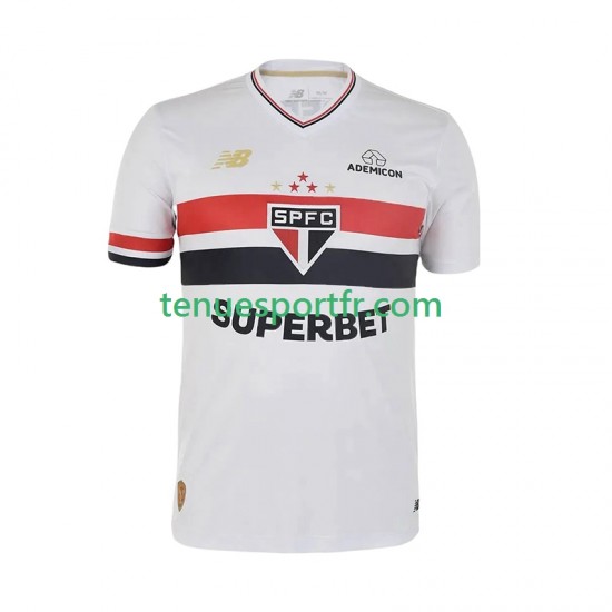 Homme Maillot Domicile São Paulo 2025-2026 à Manches Courtes