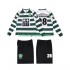 Kit Enfant Maillot Retro Domicile Sporting CP Cristiano Ronaldo 28 2001 2003 à Manches Longues