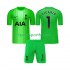 Kit Enfant Maillot Domicile Tottenham Hotspur Gardien Guglielmo Vicario 1 2025-2026 à Manches Courtes