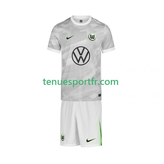 Kit Enfant Maillot Extérieur VfL Wolfsburg 2025-2026 à Manches Courtes